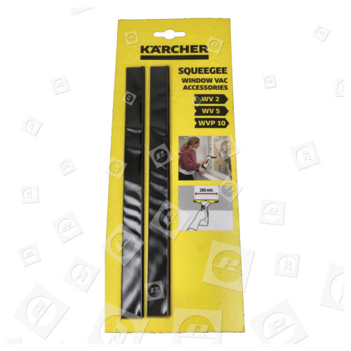 Boquilla Escurridora De Secado De Aspiradora De Ventanas - 280 Mm - Pack De 2 Karcher