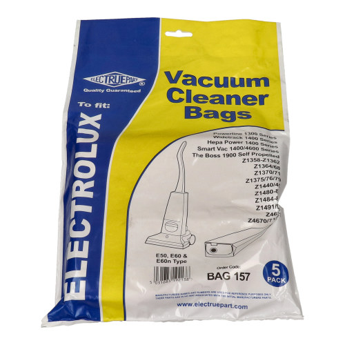 Zanussi BAG157 E60/E50 Vacuum Dust Bags - Pack Of 5