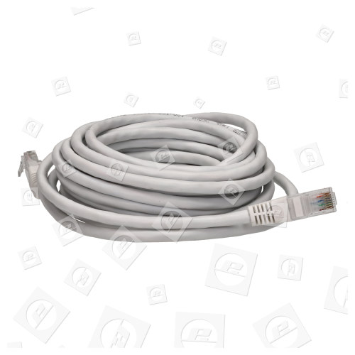 CAT6 RJ45 Patchkabel: Weiß: 5m