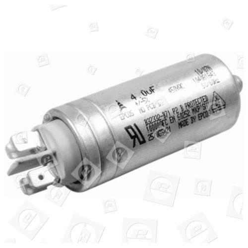 Condensateur De Lave-vaisselle - 4UF - 2 Connecteurs - Beko