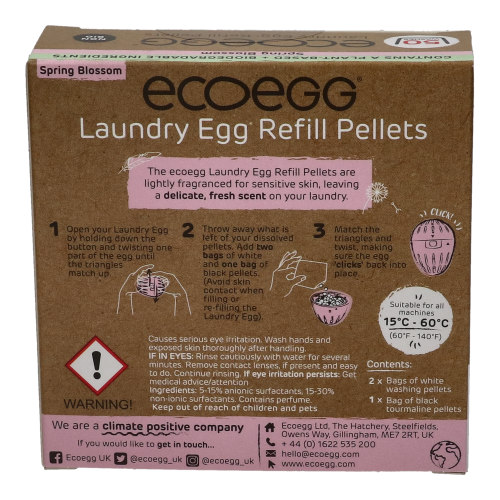 Ecoegg Ecoegg Washing Machine Spring Blossom Laundry Egg Refill Pellets - 50 Washes