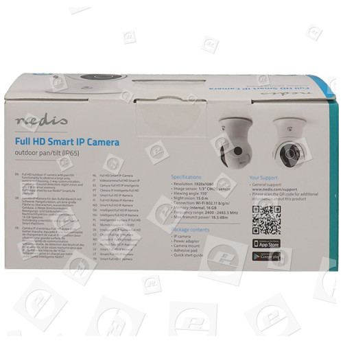 Nedis Smart WLan 1080P IP Schwenk-Neige-Infrarot-Außenkamera