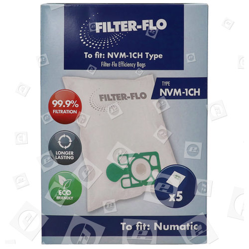 NVM-1CH Filter-Flo Synthetic Dust Bags - Box Of 5