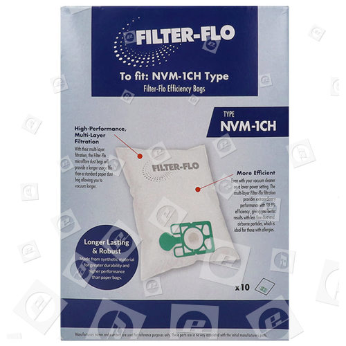 NVM-1CH Filter-Flo Synthetic Dust Bags - Box Of 10