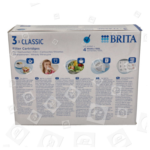 Cartucho De Filtro De Agua Classic - Pack De 3 Brita