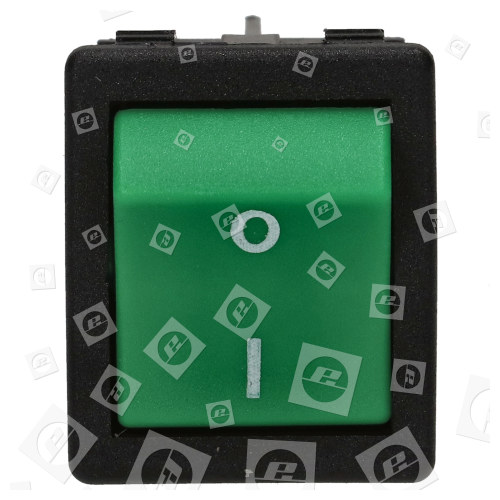 Interruptor Oscilante Verde De Encendido Apagado De Aspiradora - 4placas Numatic