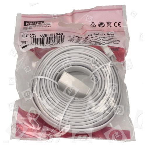 10m Telephone Extension Lead Wellco