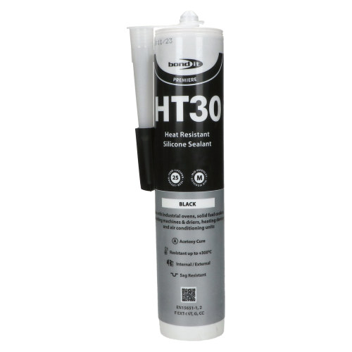 Bond-It Bond It HT30 Black Oven Heat Resistant Silicone Sealant - 310ml