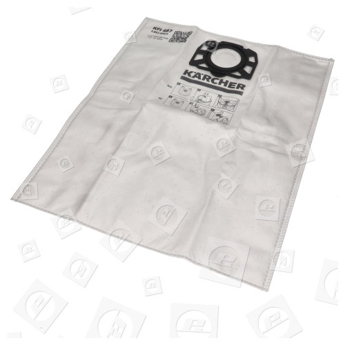 Karcher Vacuum Cleaner Fleece Filter Bags - Pack Of 4