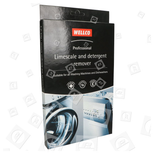 Wellco Washing Machine/Dishwasher Limescale & Detergent Remover (6 Treatments)