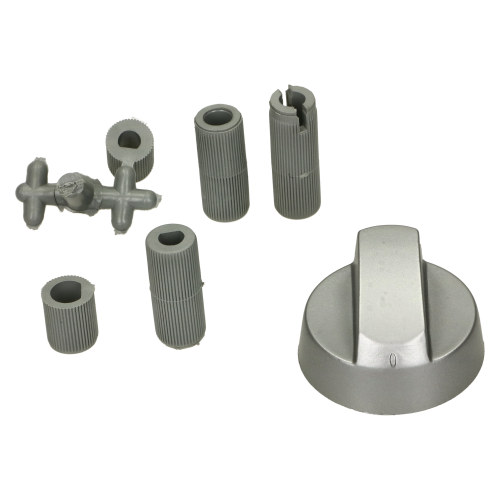 Multifit Cooker Control Knob - Matt Silver