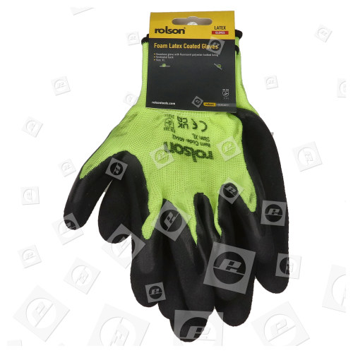 Rolson Foam Latex Coated Gloves - Large