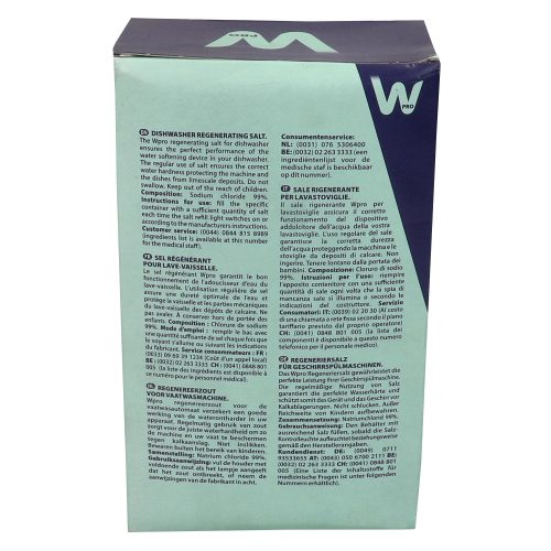 Wpro Dishwasher Regenerating Salt - 1KG