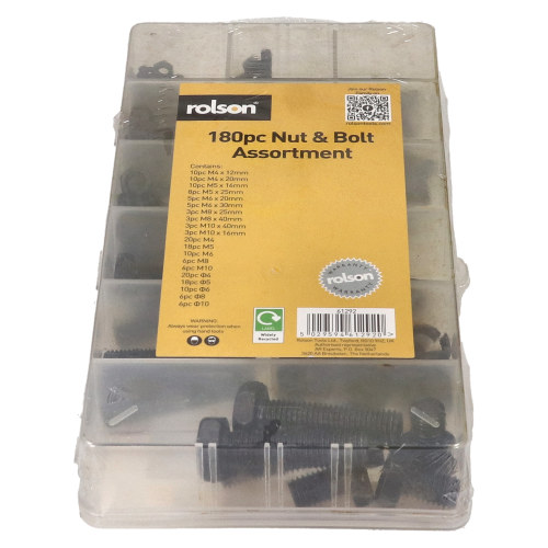 Rolson Rolson Nut & Bolt Kit - Pack Of 180
