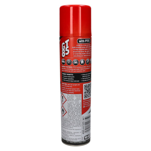 GT85® Multi-Purpose PTFE Lubricant Spray - 400ml