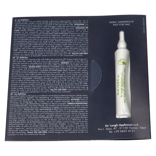 Kenwood EcoMulticlean Coffee Maker Cleaner - 10ml
