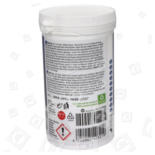 Bosch Washing Machine/Dishwasher Quick Descaler - 4 X 250g