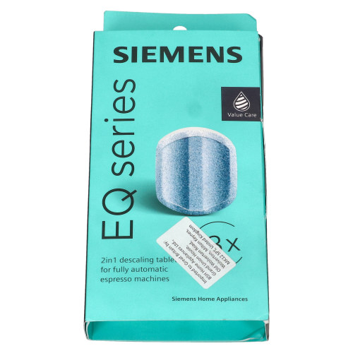 Siemens EQ Series 2-in-1 Fully Automatic Coffee Machine Descaling Tablets - Pack Of 3