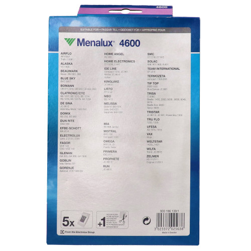 Electrolux Group Synthetische Staubsaugerbeutel (5er Pack) & 1 Motorfilter