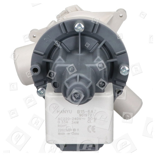 Pompe Machine à Laver Universelle Pompe De Vidange Lave-Linge Universelle 30W - Modèle B20-6AZ 9010860 - 220-240V - Pour Hanyu Pompe Vidange