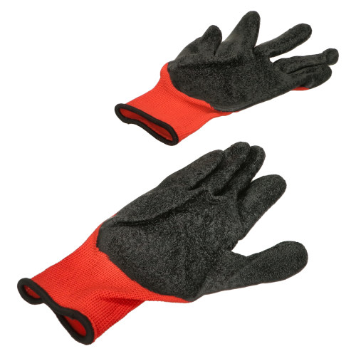 Rolson Latex Coated Work Gloves - Medium