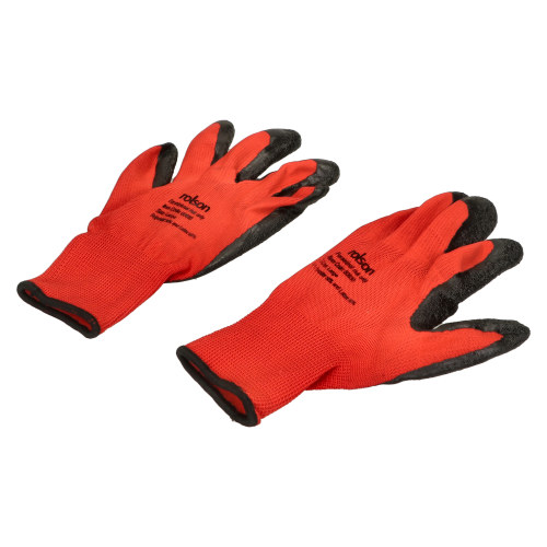 Rolson Latex Coated Work Gloves - Medium