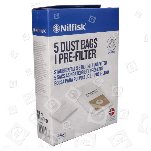 Nilfisk Vacuum Bag & Pre Filter Set