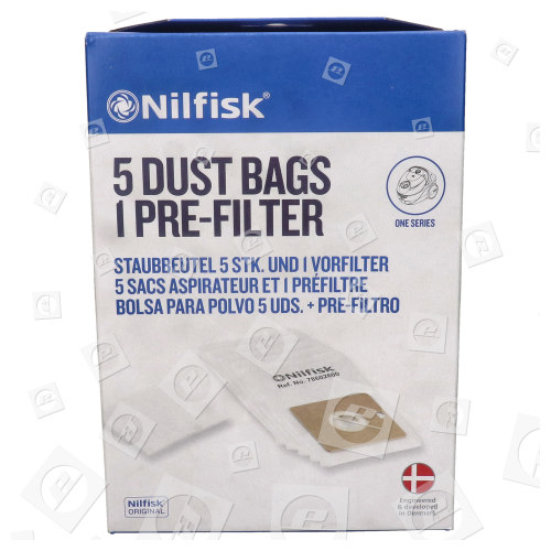 Nilfisk Vacuum Bag & Pre Filter Set