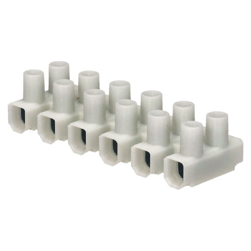 Wellco 15A L&uuml;sterklemmenblock 6-wege