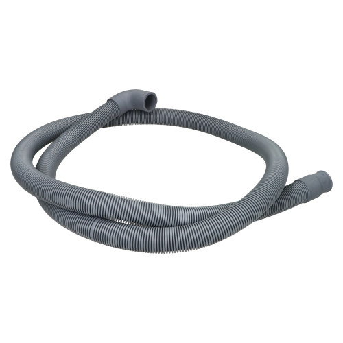 Vhbw Tubo Di Scarico Per Lavatrice E Lavastoviglie – Attacco Angolare 22/29mm, Antipiega, Universale (Grigio)
