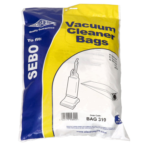 Compatible Sebo 5093ER Synthetic Dust Bags - Pack Of 5