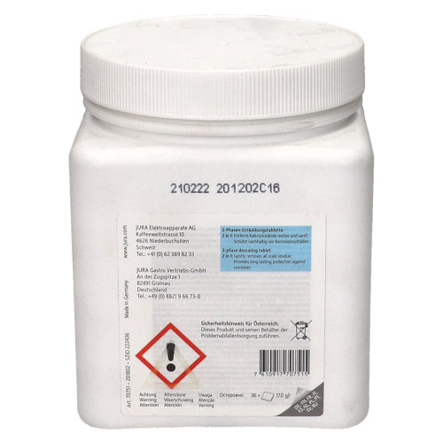 Jura 2 Phase Coffee Machine Descaling Tablets - Pack Of 36