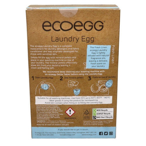 Ecoegg Ecoegg Washing Machine Fresh Linen Laundry Egg - 70 Washes