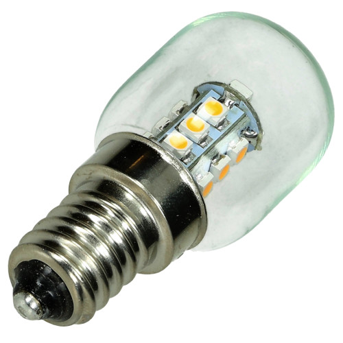 Wpro 1W E14 T25 LED Fridge/Freezer Bulb - Warm White