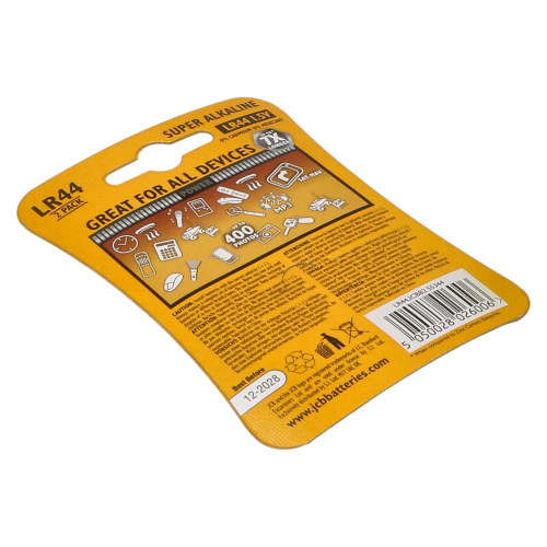 JCB JCB LR44 Battery - Pack Of 2