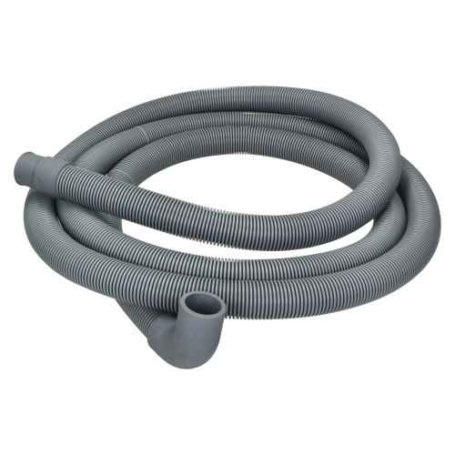 Universal 90&ordm; Right Angle Washing Machine Drain Hose - 2.5M