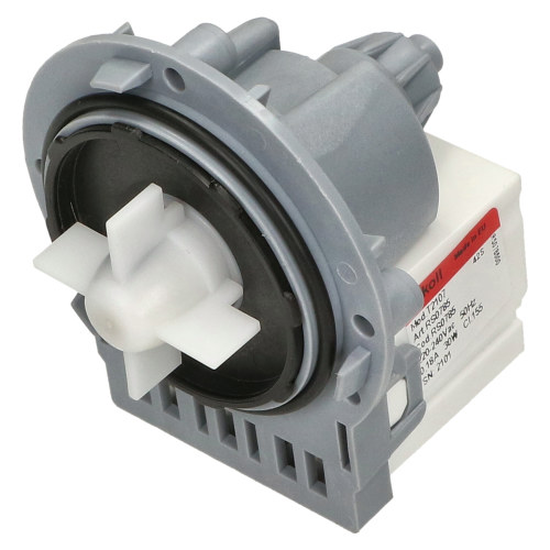 DL-pro Askoll Pompe de vidange magnétique 40 W avec fixation à vis universelle pour machine à laver