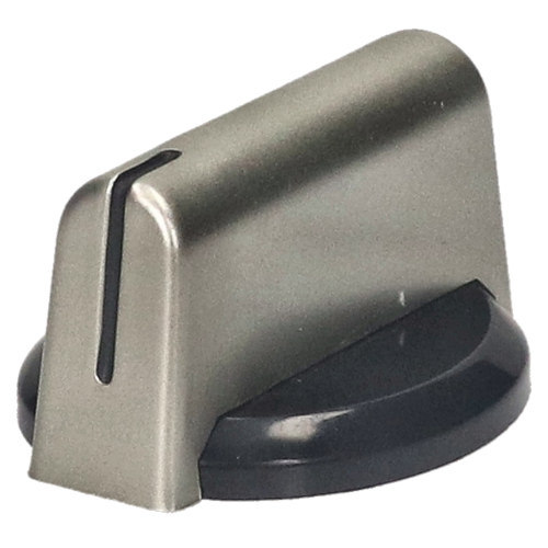 Baumatic Hob Burner Control Knob - Nickel/Black
