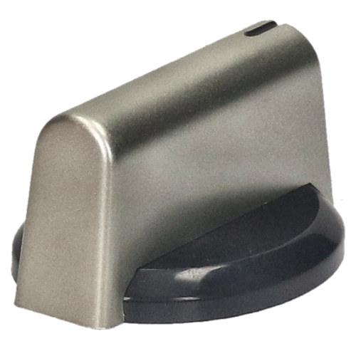 Baumatic Hob Burner Control Knob - Nickel/Black