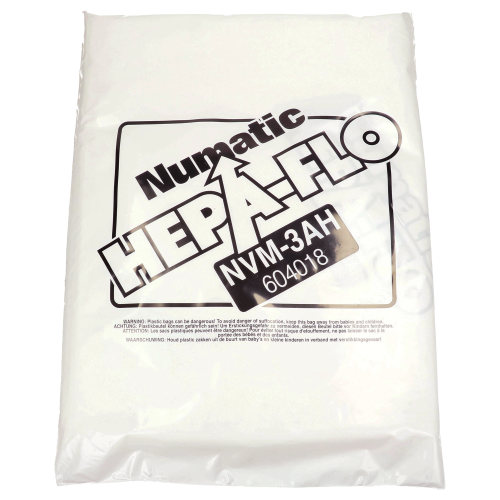Numatic NVM0-3AH Hepaflo Vacuum Bags- Pack Of 10
