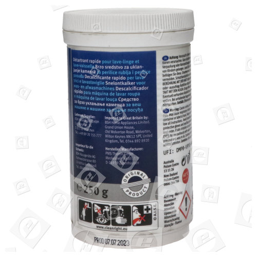 Bosch Neff Siemens Washing Machine/Dishwasher Quick Descaler - 250g