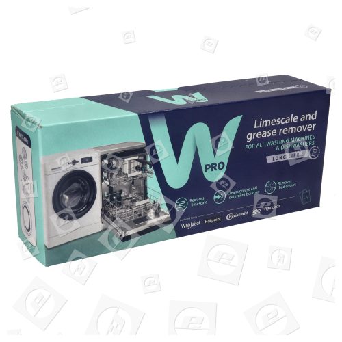 Wpro Washing Machine & Dishwasher Professional Limescale & Grease Remover - Pack Of 12