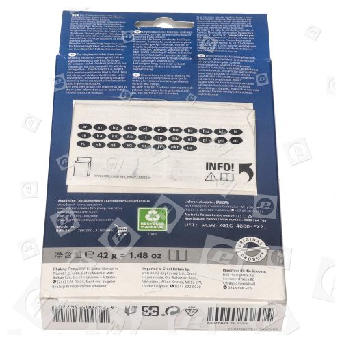 Bosch Fresh Protect: Fridge Ethylene Absorber Refill Set