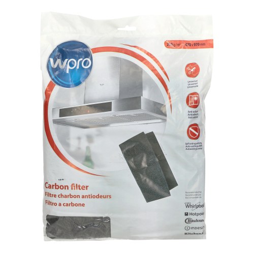 Wpro Cooker Hood Cut To Size Carbon Filter