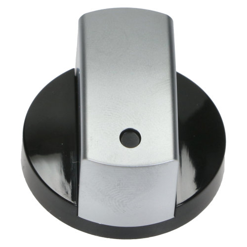 Balay Hob Control Knob - Black & Chrome