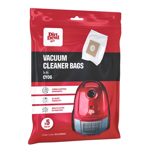 Dirt Devil Vacuum Cleaner Dust Bag - Pack Of 5