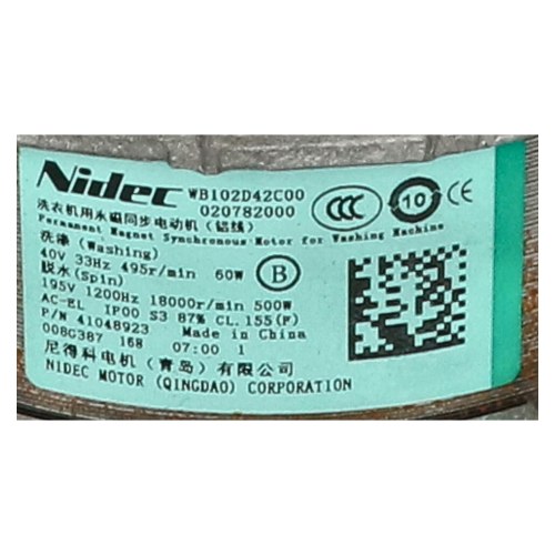 Hoover Washing Machine Motor