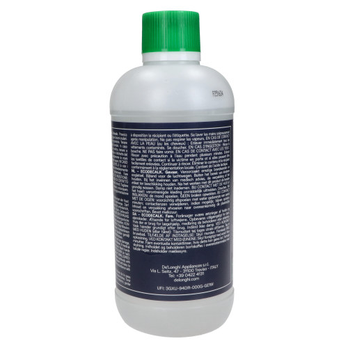 Delonghi Universal Coffee Machine EcoDecalk Descaler - 500ml