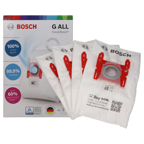 Bosch Synthetische Staubsaugerbeutel - Typ G (4er Packung)