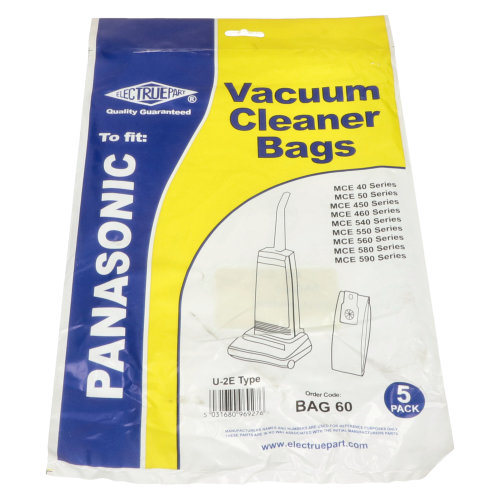 Electruepart BAG60 Panasonic U20E Vacuum Dust Bags - Pack Of 5